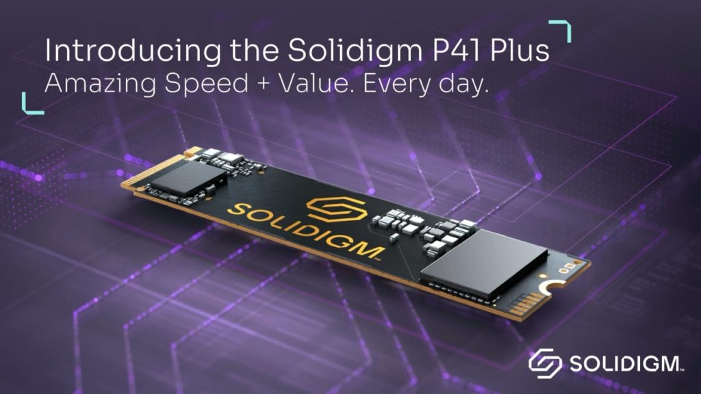 Solidigm P41 Plus : dévoilement du premier SSD utilisateur final avec PCIe 4.0