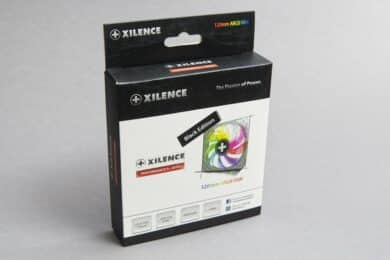 Packaging du Xilence XPF120.ARGB par l'avant