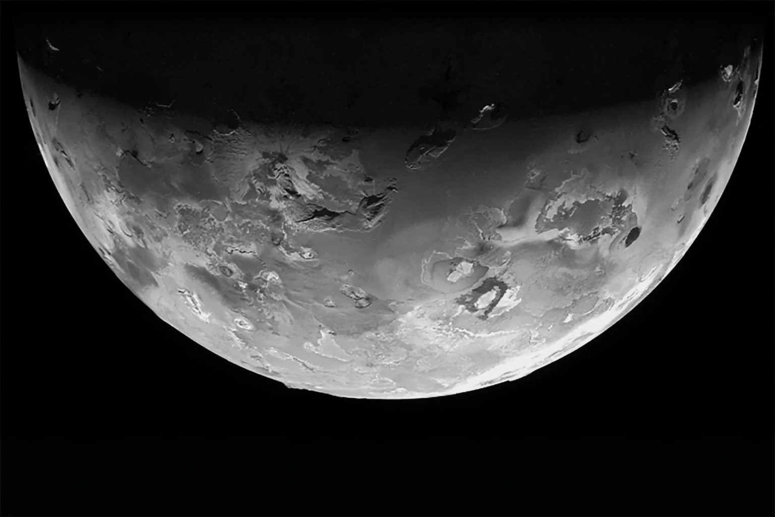 Jupiter orbiter delivers unprecedented close up images of highly volcanic Jovian moon Io