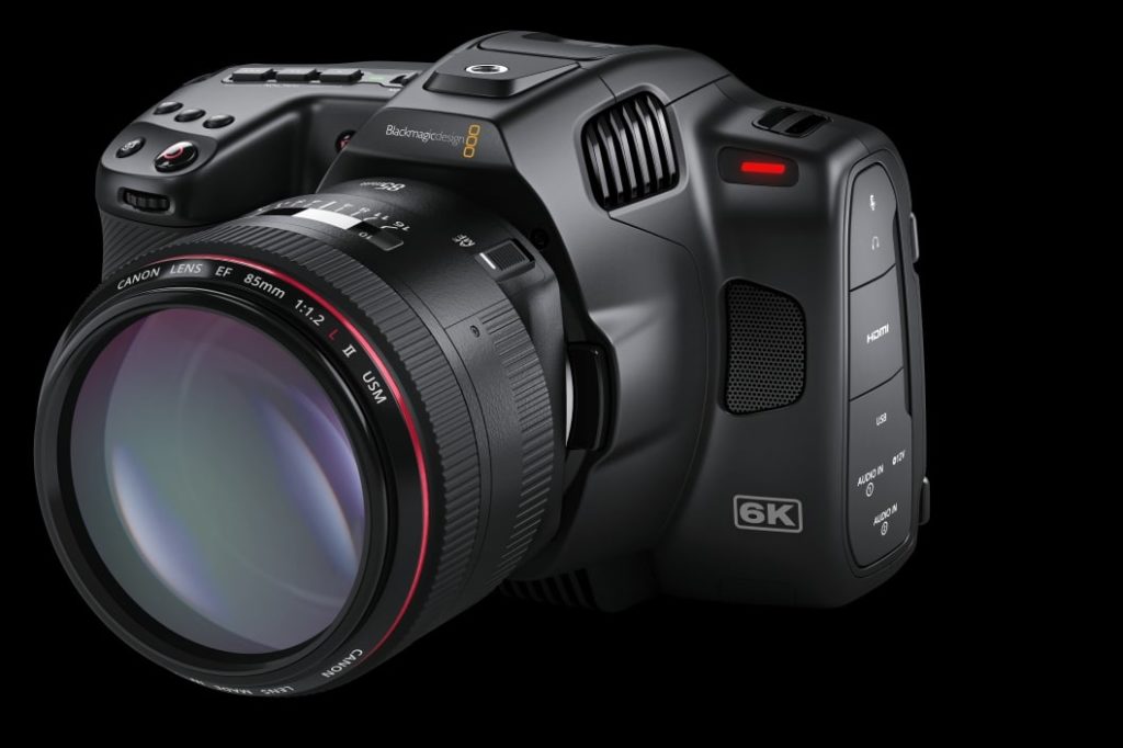 Blackmagic Pocket Cinema Camera 6K G2 avec une batterie plus grande et des améliorations