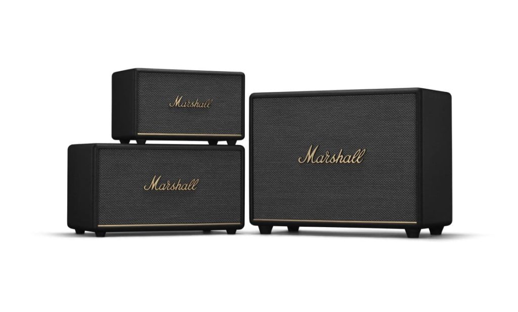 Marshall Acton III, Stanmore III et Woburn III : nouvelle enceinte Bluetooth Marshall Action III, Stanmore III und Woburn III