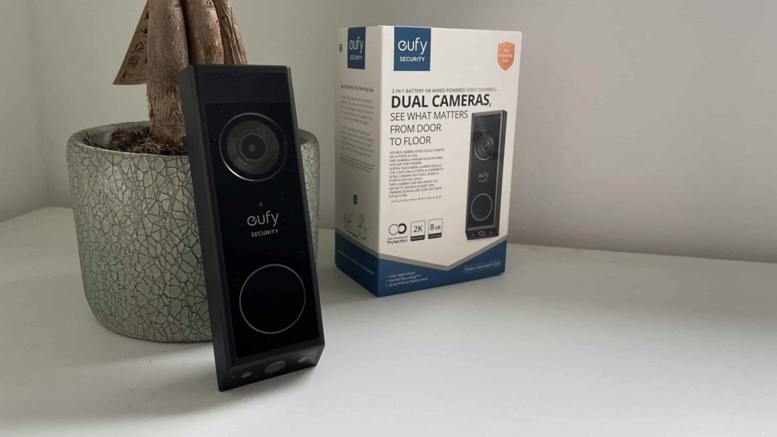 Test Eufy Video Doorbell E340 : Tout en vue avec double caméra !