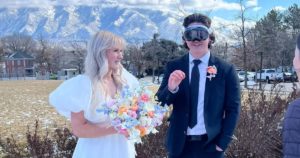 The software developer who wore an Apple Vision Pro at his wedding offers explanation