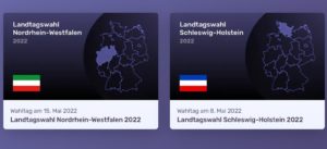 WahlSwiper lancé pour les élections régionales de NRW et du Schleswig-Holstein