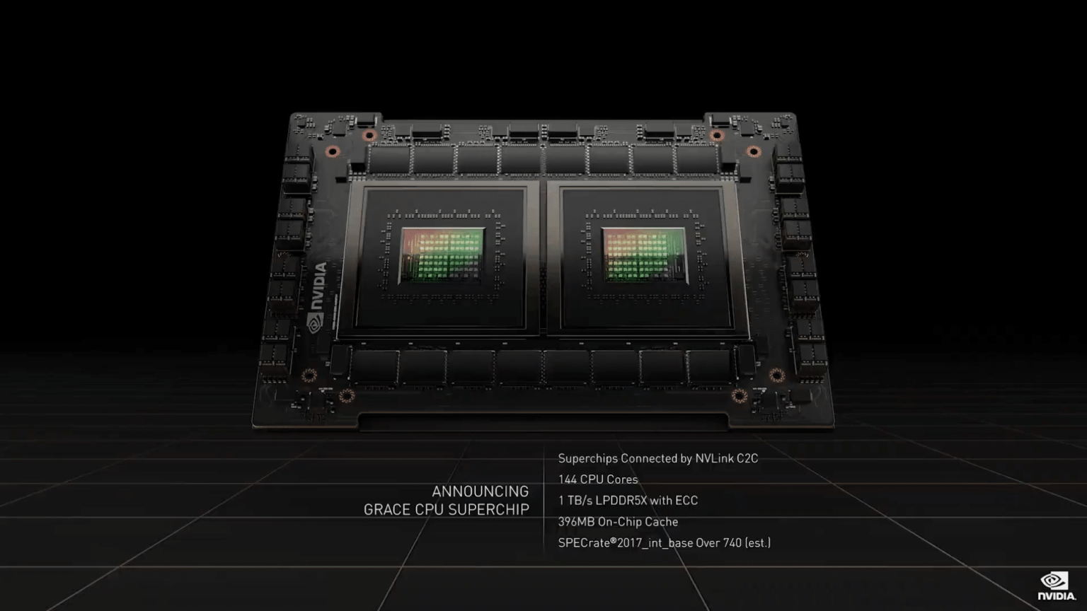 Nvidia Grace : la superpuce sera deux fois plus rapide qu'Intel Xeon