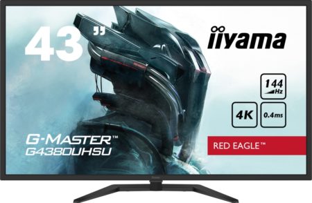 Iiyama G-Master Red Eagle 4380UHSU-B1 : moniteur de jeu de 43 pouces avec 4K/144 Hz