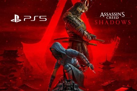 Affiche du jeu vidéo Assassin's Creed Shadows sur PS5.