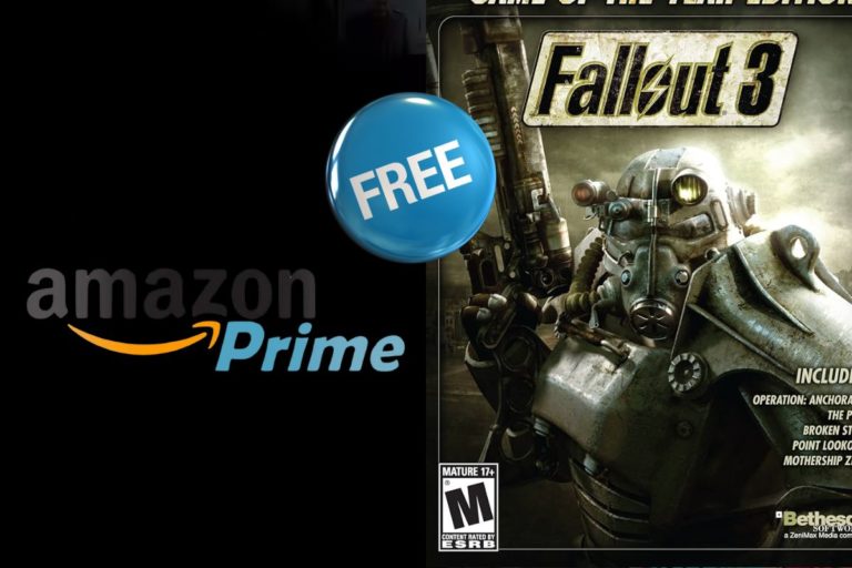 Offre gratuite du jeu Fallout 3 Game of the Year Edition avec Amazon Prime.