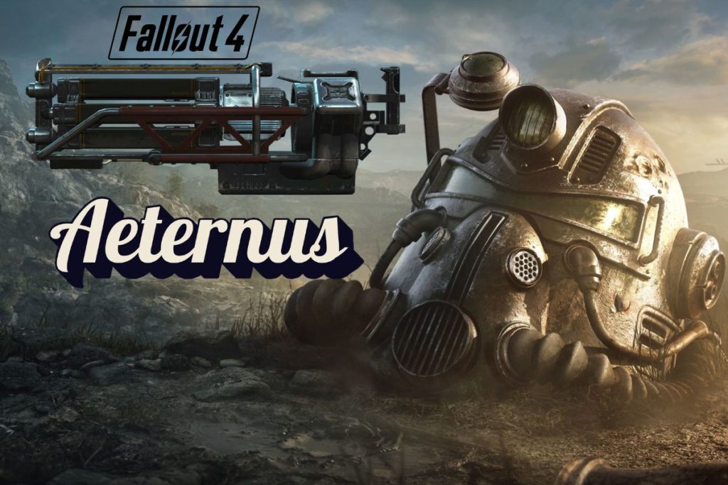 Fallout 4 avec l'arme Aeternus