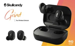 Skullcandy Grind True Wireless : nouveaux écouteurs intra-auriculaires dotés de la technologie Skull-iQ Smart Feature