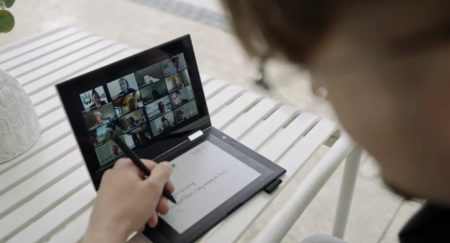 The OKPad combines E-Ink and IPS displays in new bargain dual-screen laptop