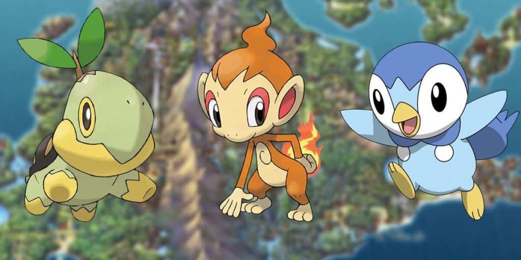 Génération 4 (Turtwig, Chimchar & Piplup)