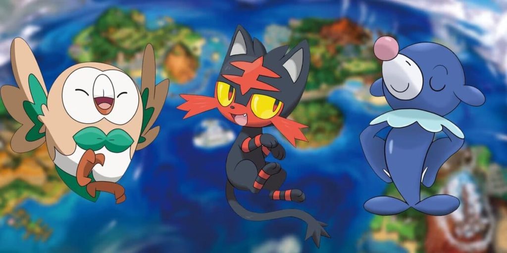 Génération 7 (Rowlet, Litten & Popplio)