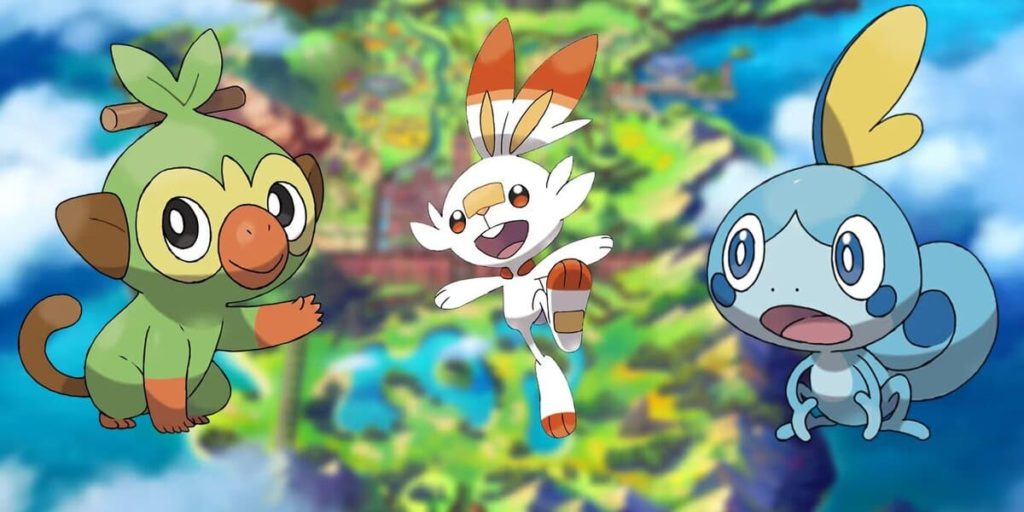 Génération 8 (Grookey, Scorbunny & Sobble)