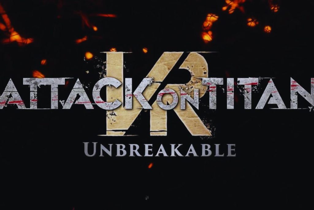 Logo du jeu VR L'Attaque des Titans Unbreakable.