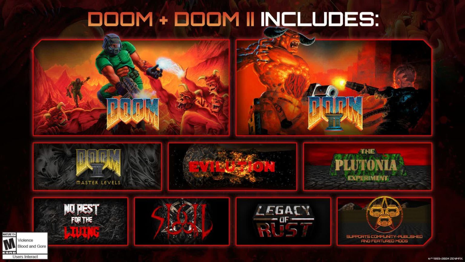 Les jeux Doom classiques reçoivent un nouvel épisode officiel et une mise à jour majeure pour la Quakecon