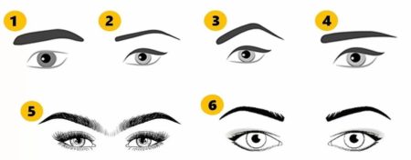 Test de Personnalité des Sourcils