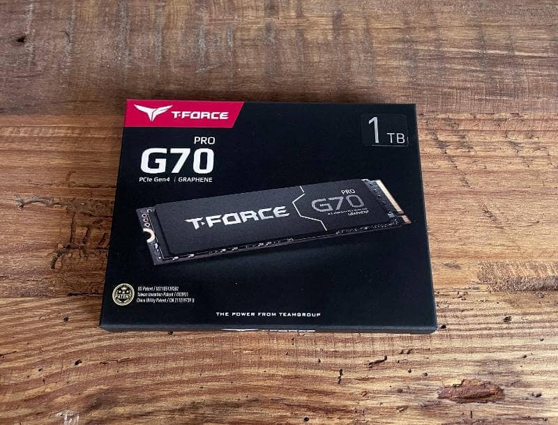 Test du Teamgroup T-Force G70 Pro - Stockage SSD abordable, parfait pour les jeux