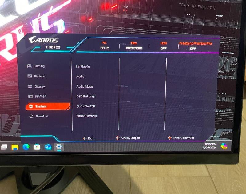 Test du Gigabyte AORUS FO27Q3 - La gloire du jeu OLED