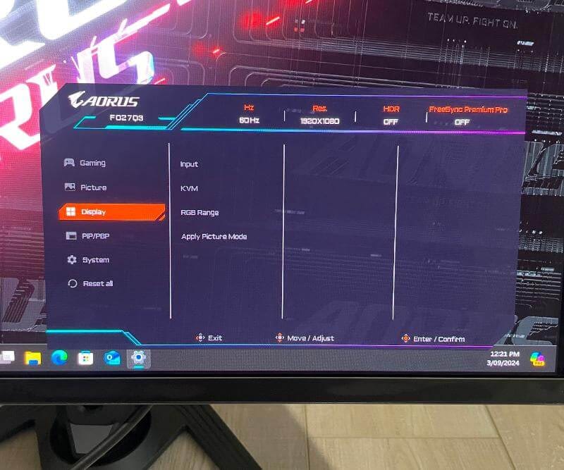 Test du Gigabyte AORUS FO27Q3 - La gloire du jeu OLED