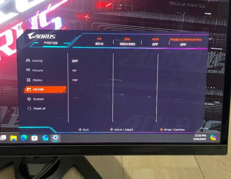 Test du Gigabyte AORUS FO27Q3 - La gloire du jeu OLED