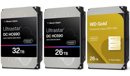 WD dévoile de nouveaux disques durs haute capacité SMR de 32 To et CMR de 26 To