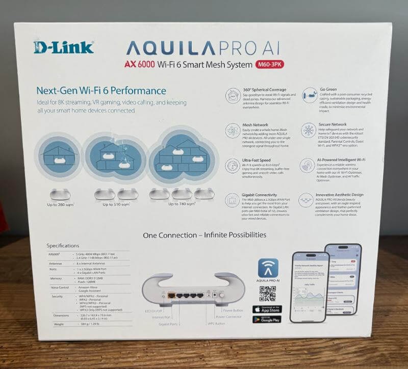 dlink aquila pro ai m60 3pk review7 D-Link Aquila Pro AI M60 Review - Performances WiFi de niveau supérieur