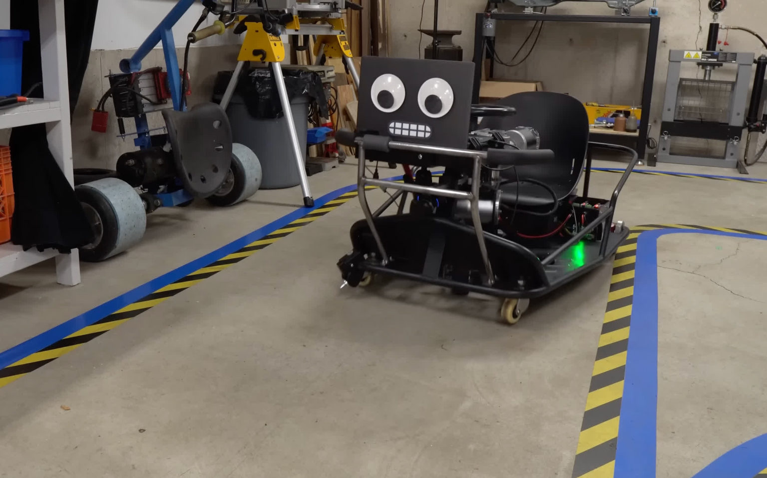 Go-kart ditches expensive sensors for a single camera to achieve autonomous driving