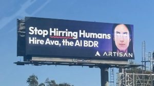 AI startup ad campaign urges us to stop hiring humans