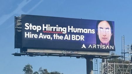 AI startup ad campaign urges us to stop hiring humans