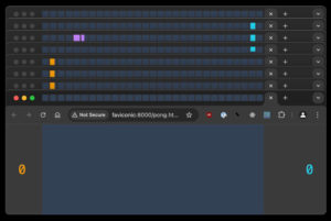 Developer makes Pong playable across 240 Chrome tabs using synced favicons