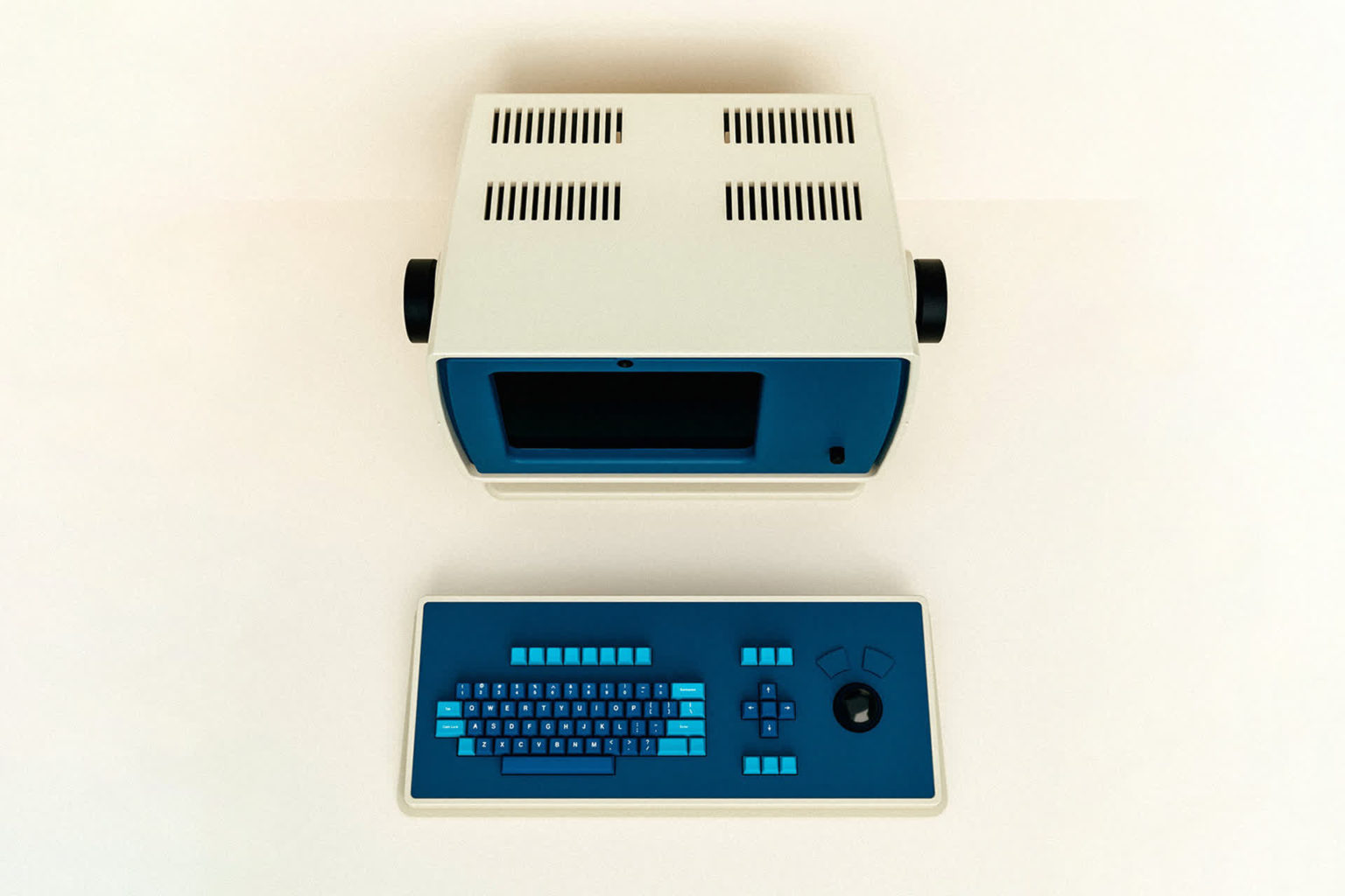 A real-life Severance keyboard is here, complete with built-in trackball